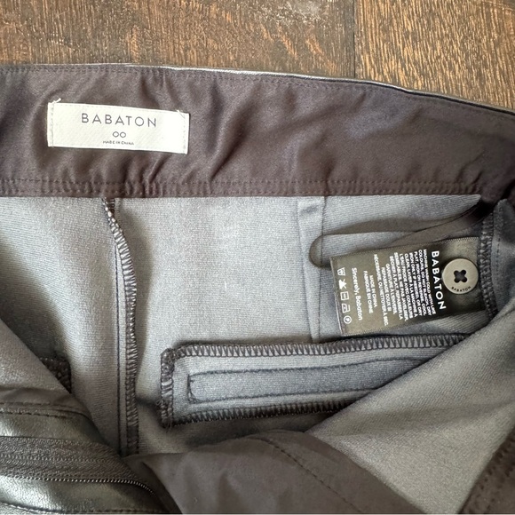 BABATON Black Faux Leather Leggings - Picture 5 of 7